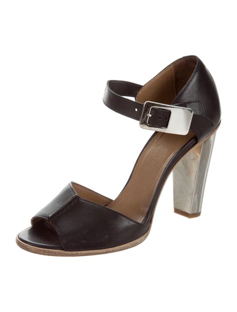 clogs hermes|hermes sandals with ankle strap.